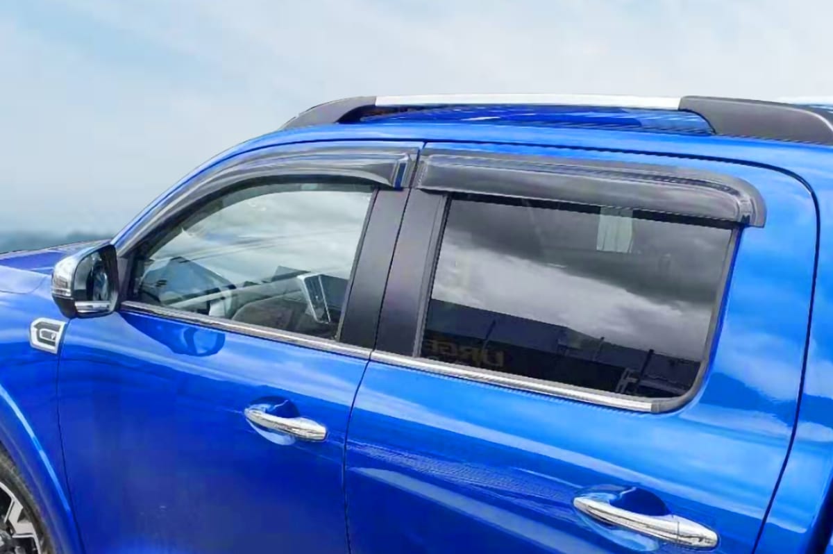 Installed View - GWM Ute Cannon (2019-2025): Premium Window Visors