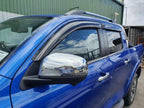 Installed View - GWM Ute Cannon (2019-2025): Premium Window Visors