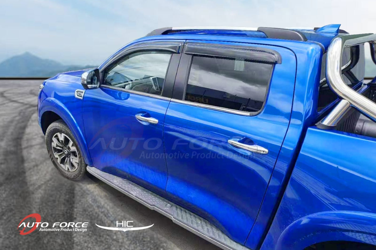 Installed View - GWM Ute Cannon (2019-2025): Premium Window Visors