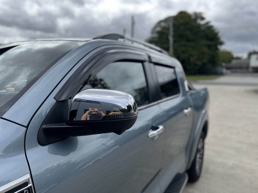 Installed View - GWM Ute Cannon (2019-2025): Premium Window Visors