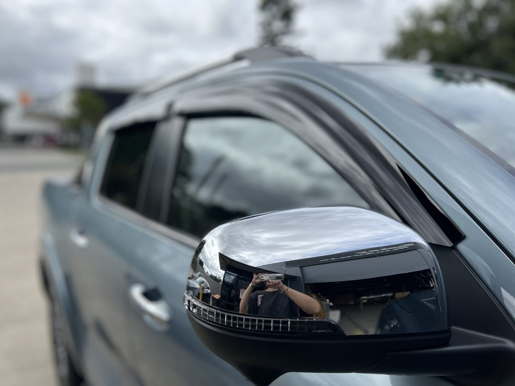 Installed View - GWM Ute Cannon (2019-2025): Premium Window Visors