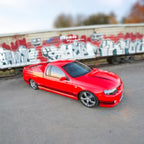 Installed View - Ford Falcon BA BF Ute: FPV Tornado Style 4-Piece Side Skirts