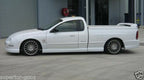 Installed View - Ford Falcon AU Series 1 2 3 Ute: Tickford TS50 Style Side Skirts
