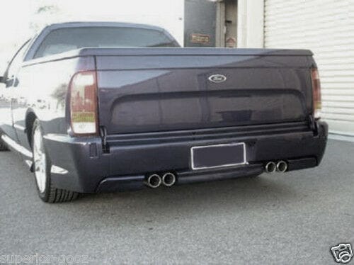 Installed View - Ford Falcon BA-BF Ute: FPV Tornado Style Rear Bumper (Twin)