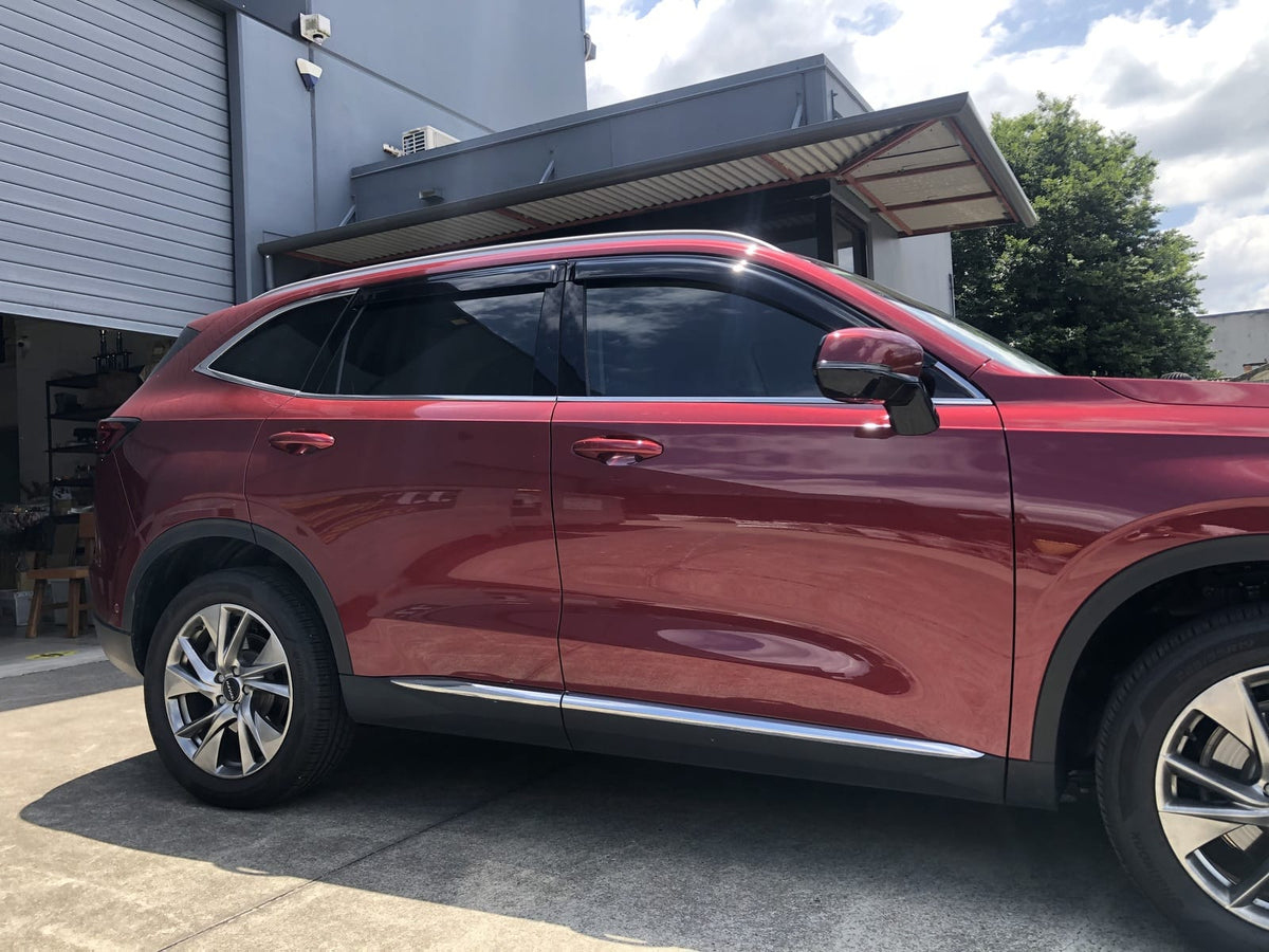 Installed View - Haval H6 (2021-2025): Premium Window Visors