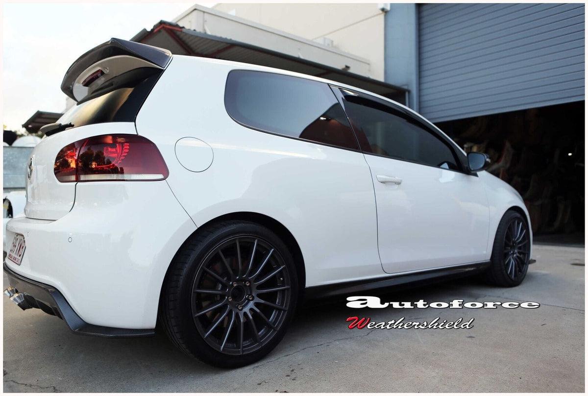 Installed View - HIC Weather Shields - Volkswagen Golf MK6 3 Door 2009-2013 GTI R