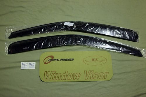 Installed View - Holden Astra 3-Door (2005-2009): Premium Window Visors