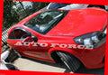 Installed View - Holden Astra 3-Door (2005-2009): Premium Window Visors