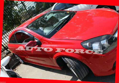 Installed View - Holden Astra 3-Door (2005-2009): Premium Window Visors