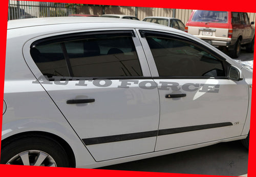 Installed View - Holden Astra 5-Door Hatch (2004-2009): Premium Window Visors