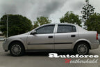 Installed View - Holden Astra TS (1998-2005): Premium Window Visors
