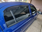 Installed View - Holden Astra TS (1998-2005): Premium Window Visors