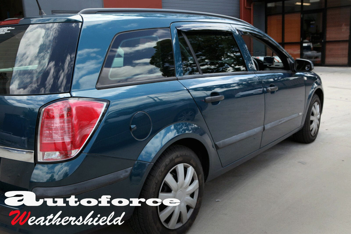 Installed View - Holden Astra Wagon (2004-2009): Premium Window Visors
