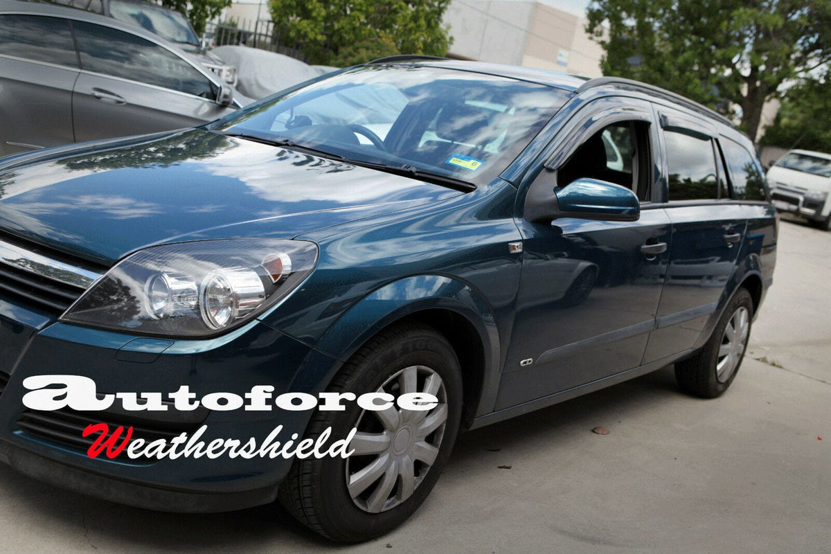 Installed View - Holden Astra Wagon (2004-2009): Premium Window Visors