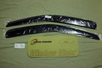 Installed View - Holden Barina 3-Door (1994-2000): Premium Window Visors