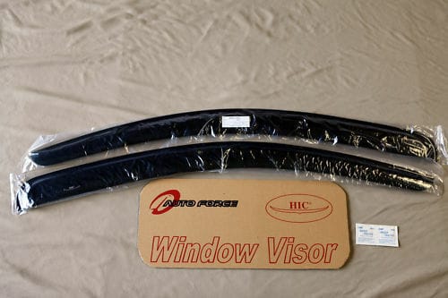 Installed View - Holden Barina XC Hatch (2001-2005): Premium Window Visors