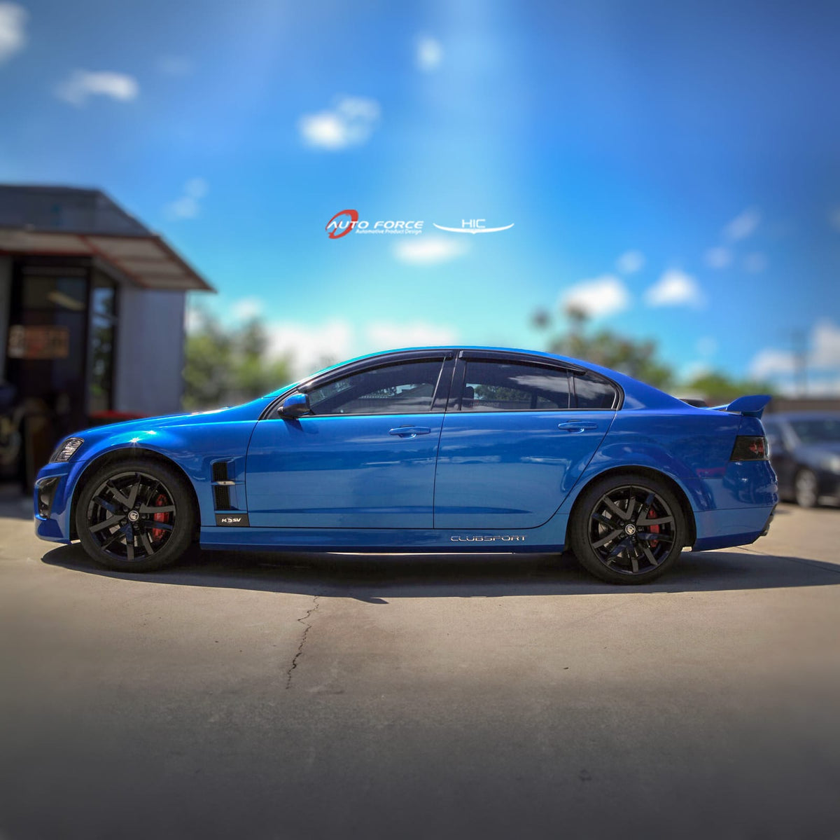 Installed View - Holden Caprice WM Sedan (2006-2013): Premium Window Visors