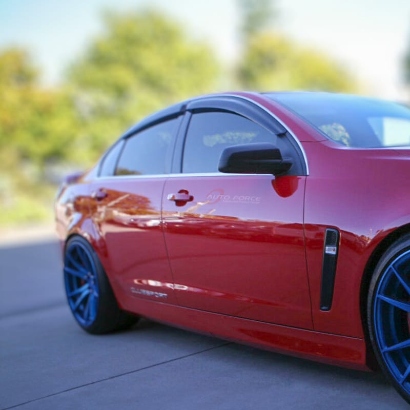 Installed View - Holden Caprice WM Sedan (2006-2013): Premium Window Visors