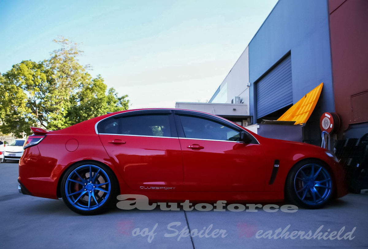 Installed View - Holden Caprice WM Sedan (2006-2013): Premium Window Visors