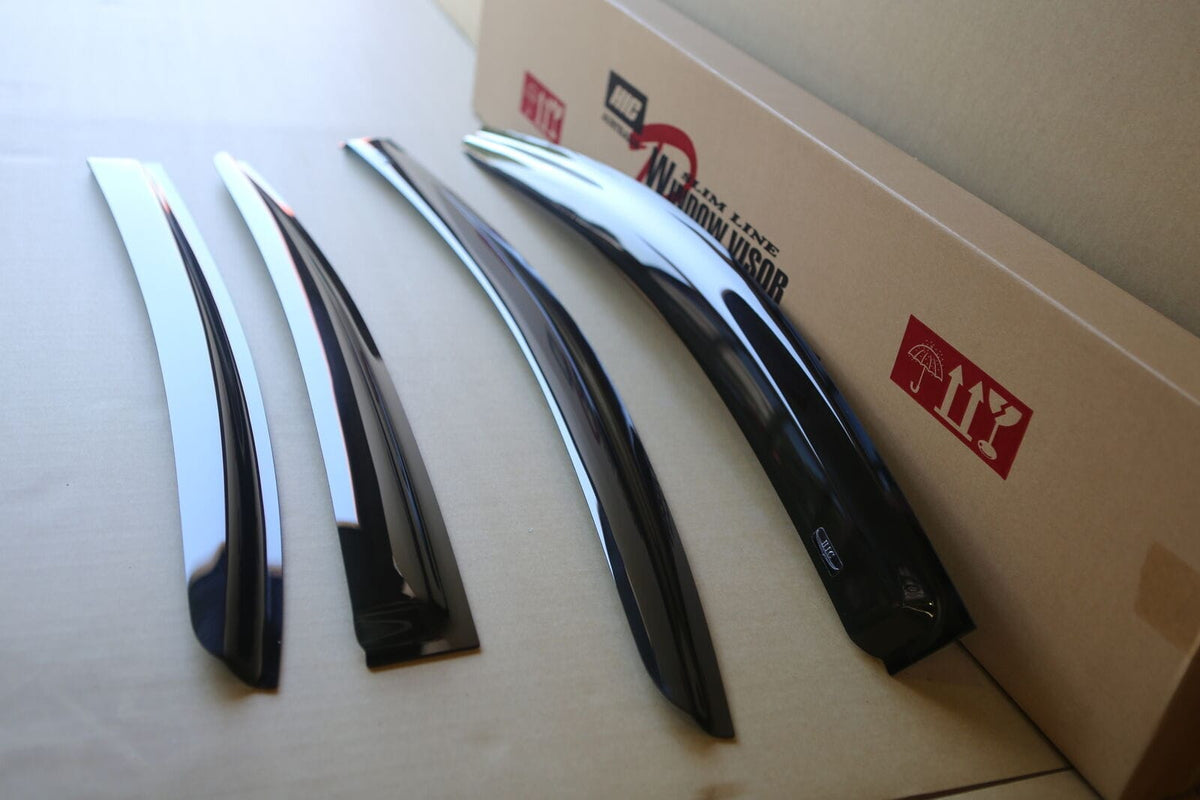 Installed View - Holden Caprice WM Sedan (2006-2013): Premium Window Visors