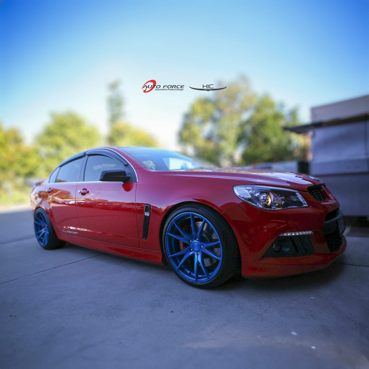 Installed View - Holden Caprice WM Sedan (2006-2013): Premium Window Visors