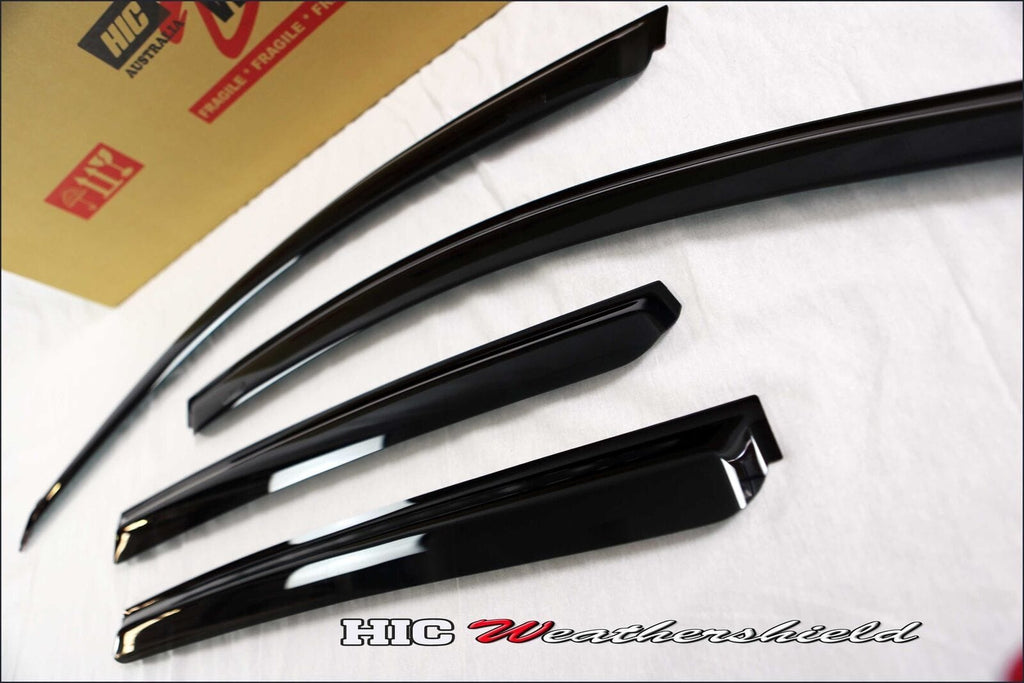 Installed View - Holden Captiva CG (2006-2018): Premium Window Visors