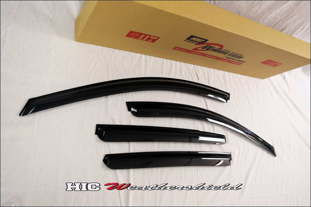 Installed View - Holden Captiva CG (2006-2018): Premium Window Visors