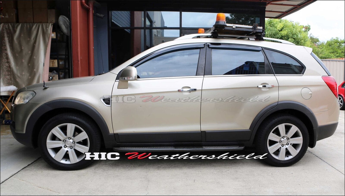 Installed View - Holden Captiva CG (2006-2018): Premium Window Visors