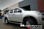 Installed View - Holden Colorado 5 Door Ute (2012-2020): Premium Window Visors