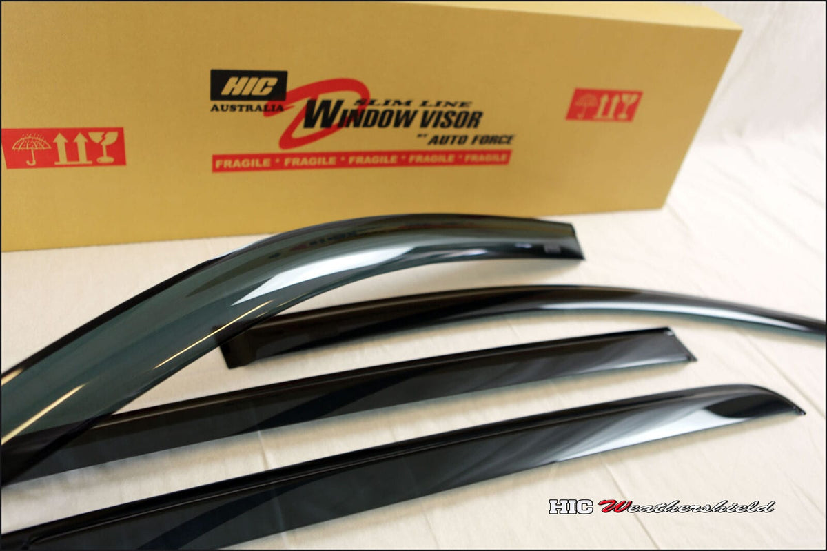 Installed View - Holden Colorado 7 (2012-2016): Premium Window Visors