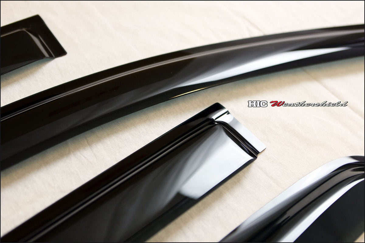 Installed View - Holden Colorado 7 (2012-2016): Premium Window Visors