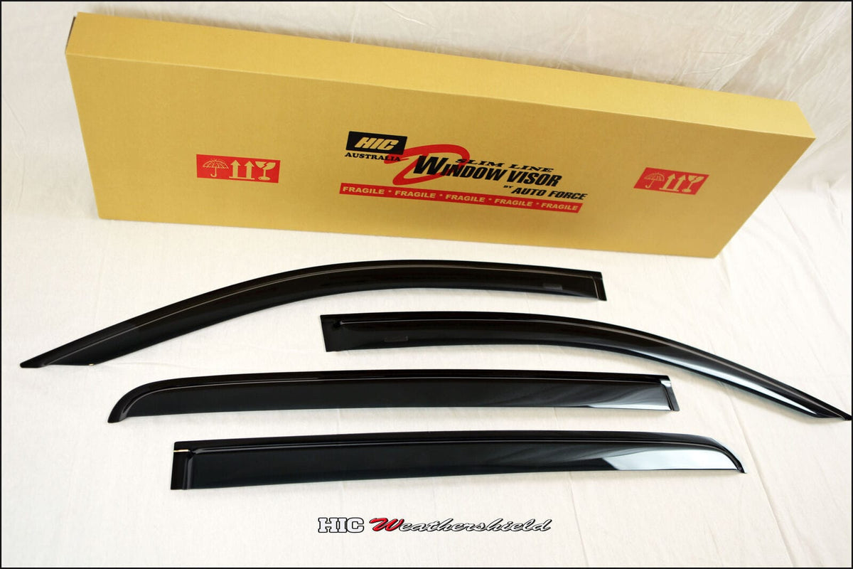 Installed View - Holden Colorado 7 (2012-2016): Premium Window Visors