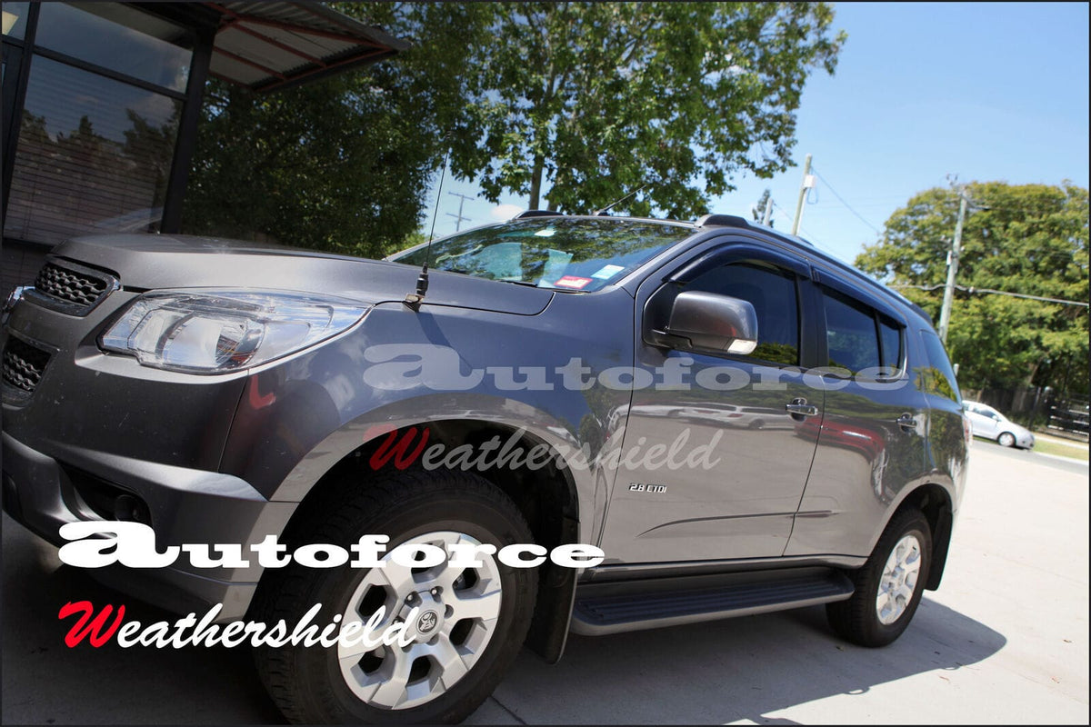Installed View - Holden Colorado 7 (2012-2016): Premium Window Visors
