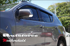 Installed View - Holden Colorado 7 (2012-2016): Premium Window Visors