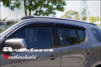 Installed View - Holden Colorado 7 (2012-2016): Premium Window Visors