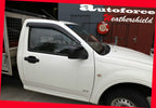 Installed View - Holden Colorado Single Cab Ute (2008-2011): Premium Window Visors