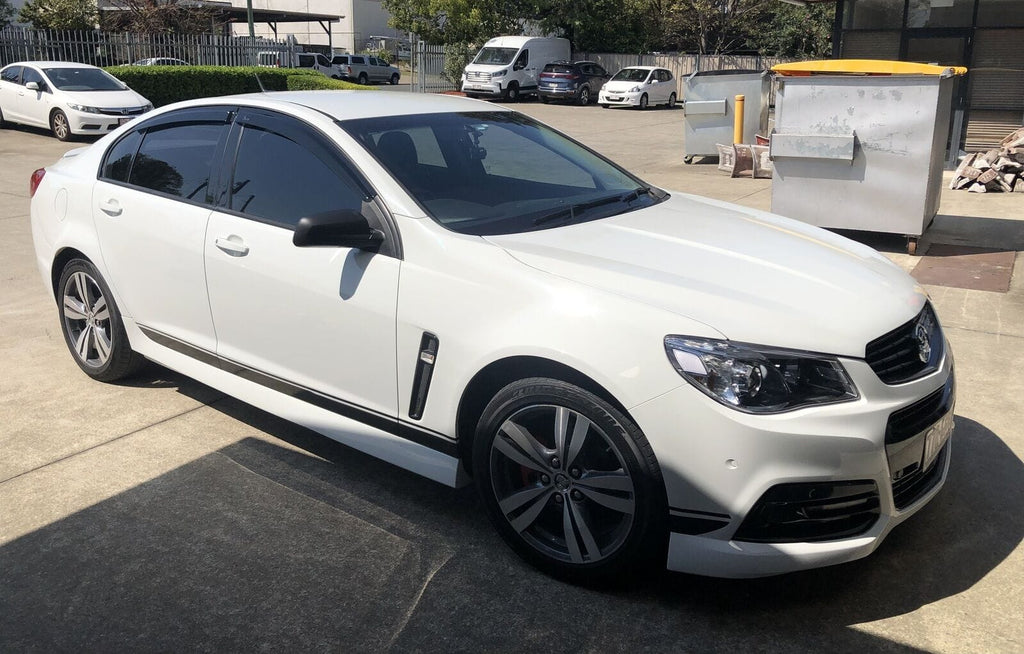 Installed View - Holden Commodore HSV VE VF Sedan (2006-2017): Premium Window Visors