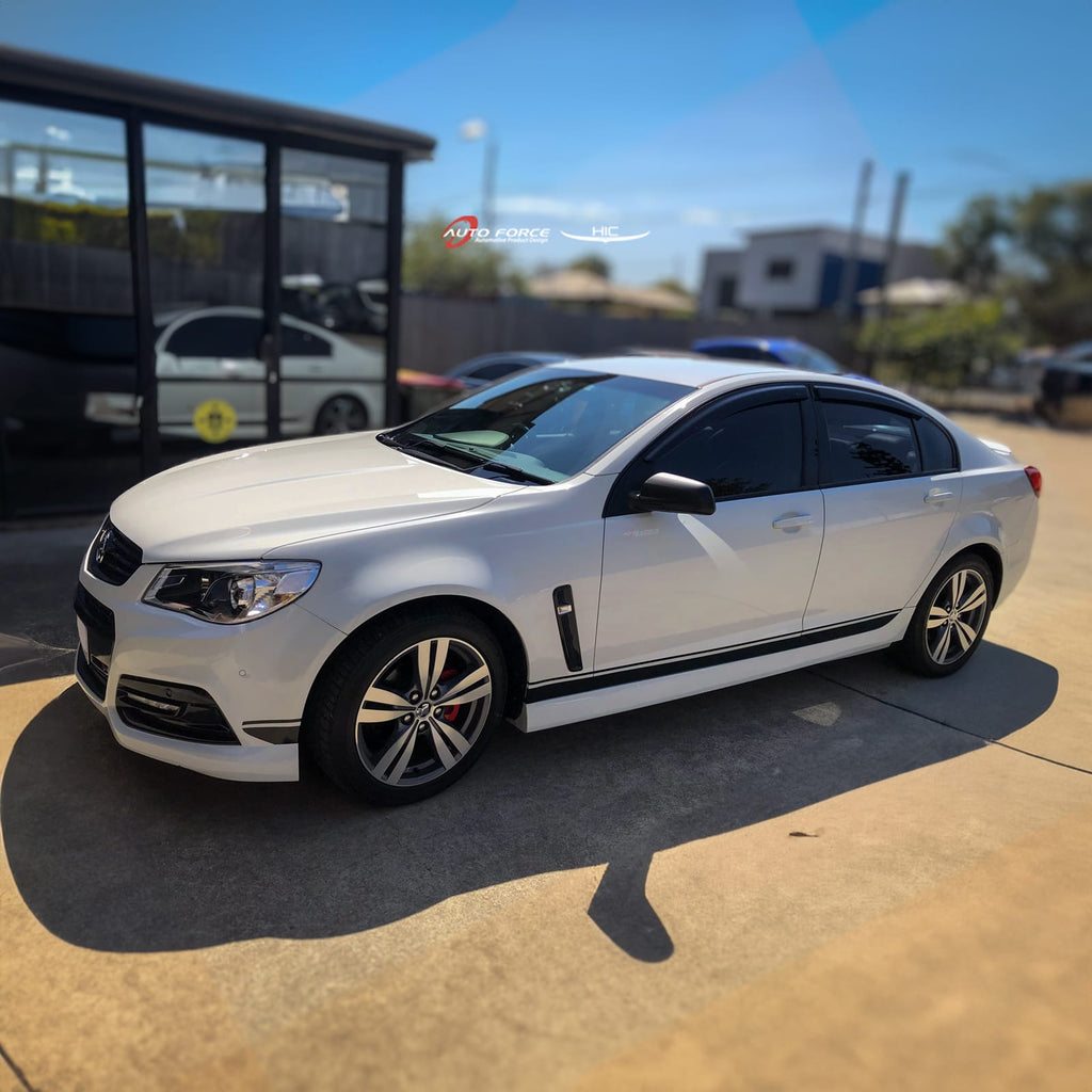 Installed View - Holden Commodore HSV VE VF Sedan (2006-2017): Premium Window Visors