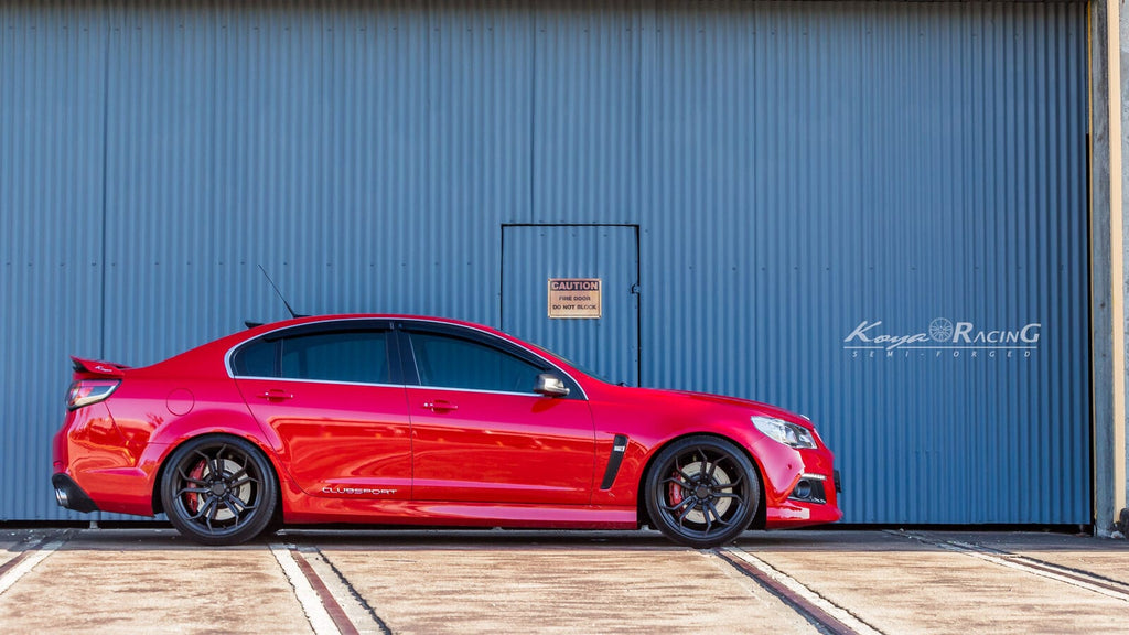 Installed View - Holden Commodore HSV VE VF Sedan (2006-2017): Premium Window Visors