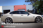 Installed View - Holden Commodore HSV VE VF Sedan (2006-2017): Premium Window Visors