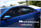 Installed View - Holden Commodore HSV VE VF Sedan (2006-2017): Premium Window Visors