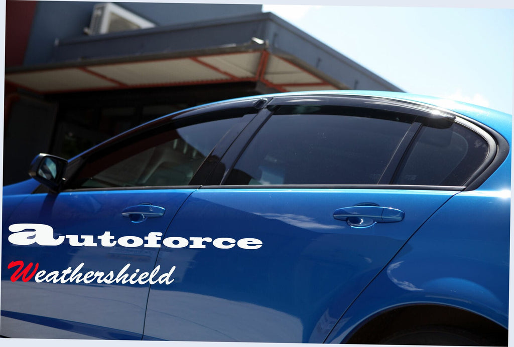Installed View - Holden Commodore HSV VE VF Sedan (2006-2017): Premium Window Visors