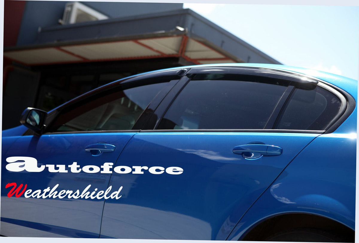 Installed View - Holden Commodore HSV VE VF Sedan (2006-2017): Premium Window Visors