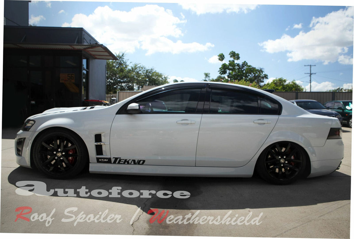 Installed View - Holden Commodore HSV VE VF Sedan (2006-2017): Premium Window Visors