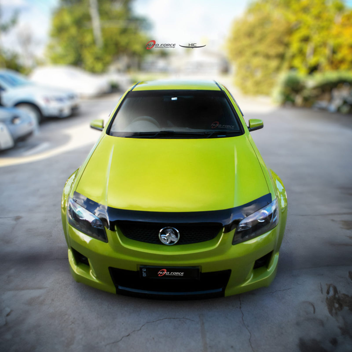 Installed View - Holden Commodore VE (2006-2013): Bonnet Protector Guard