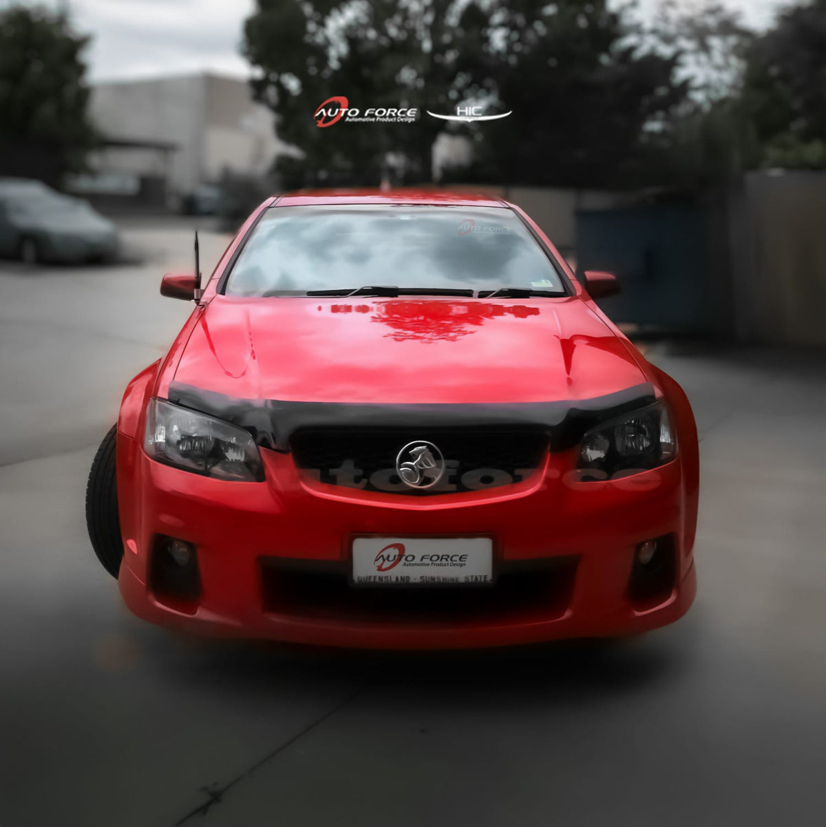 Installed View - Holden Commodore VE (2006-2013): Bonnet Protector Guard