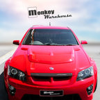 Installed View - Holden Commodore VE: Bonnet Lip