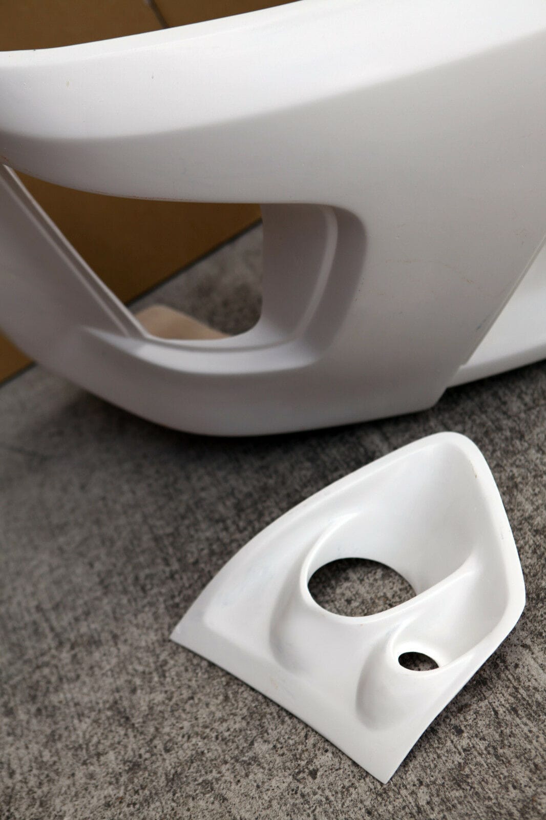 Installed View - Holden Commodore VE: Custom Replacement Front Bumper