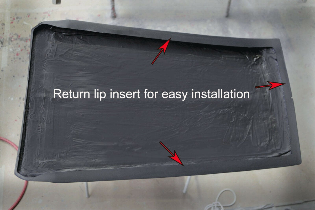 Installed View - Holden Commodore VE: Group A Style Bonnet Scoop