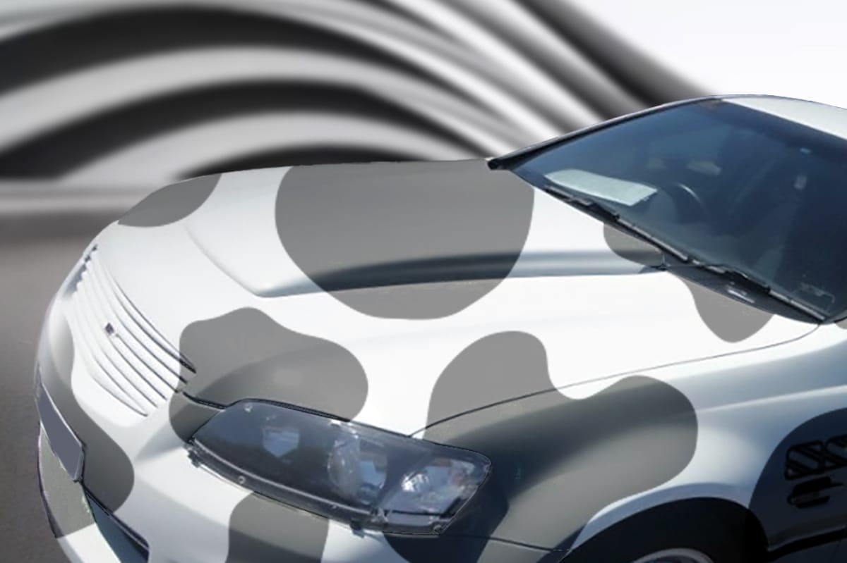 Installed View - Holden Commodore VE: H-Style Bonnet Scoop (Series 1 & 2)